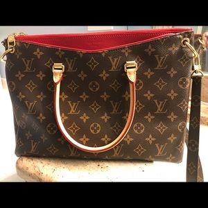 Louis Vuitton Pallas monogram tote in cerise